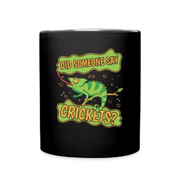 Did Someone Say Crickets Panther Veiled Lover - Full Colour Mug - black - Front