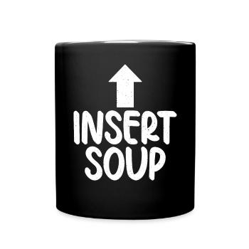 Soup Lovers Gifts - Full Colour Mug - black - Front