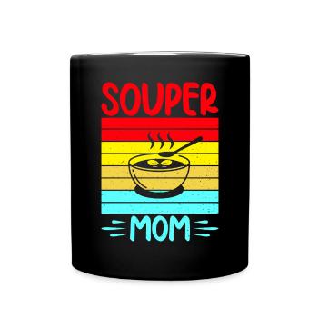 Soup Lovers Gifts - Tasse einfarbig - Schwarz - Vorne