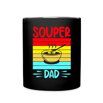 Soup Lovers Gifts - Full Colour Mug - black - Front
