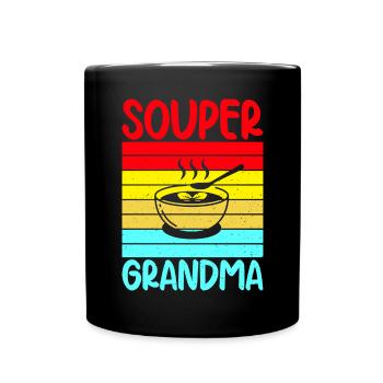 Soup Lovers Gifts - Full Colour Mug - black - Front