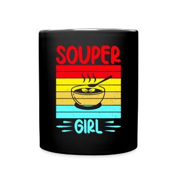 Soup Lovers Gifts - Full Colour Mug - black - Front