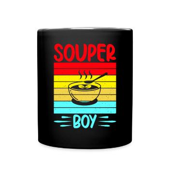 Soup Lovers Gifts - Full Colour Mug - black - Front