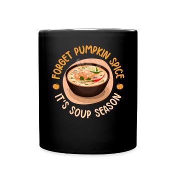 Soup Lovers Gifts - Tasse einfarbig - Schwarz - Vorne