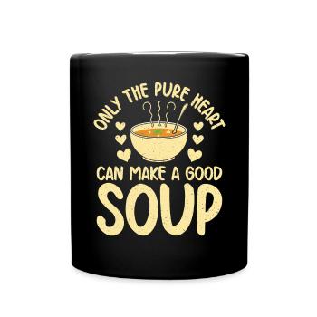 Soup Lovers Gifts - Full Colour Mug - black - Front