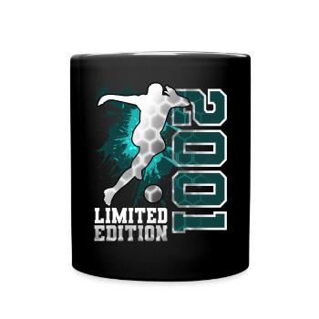 2001 Football Limited Edition Birthday - Full Colour Mug - black - Front