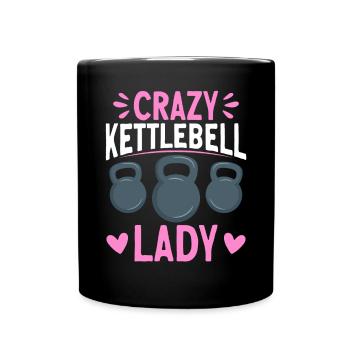 Kettlebell Workout Entraînement de fitness - Mug uni - noir - Devant