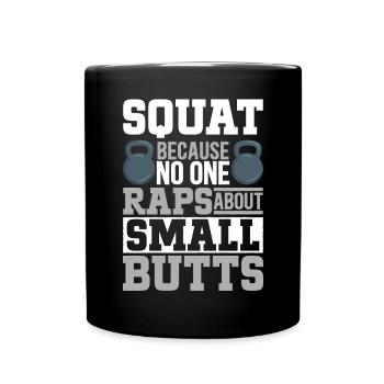 Kettlebell Workout Entraînement de fitness - Mug uni - noir - Devant