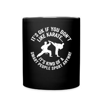 Dictons de karaté Citations de karaté Karaté - Mug uni - noir - Devant