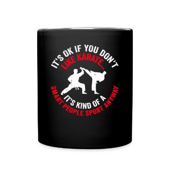 Citations de karaté dictons de karaté combattant de karaté - Mug uni - noir - Devant