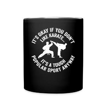 Dictons de karaté Citations de karaté Karaté - Mug uni - noir - Devant