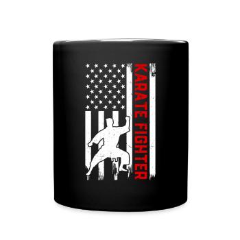 Karaté Arts Martiaux Karaté Combat Karaté Combattant - Mug uni - noir - Devant
