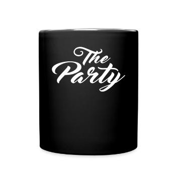 Hen bachelorette party bride - Full Colour Mug - black - Front