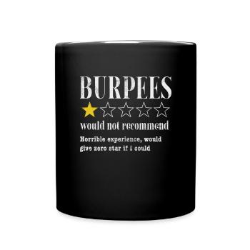 Burpees - Full Colour Mug - black - Front