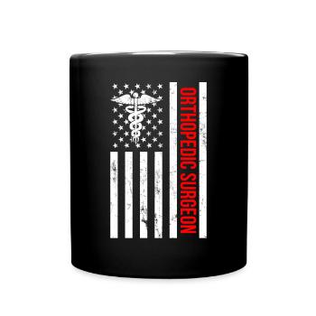 Ortho surgeon, Nurse Doctor assistant orthopedic - Tasse einfarbig - Schwarz - Vorne