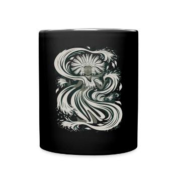 Dieu aztèque mythologie aztèque Chalchiuhtotolin - Mug uni - noir - Devant