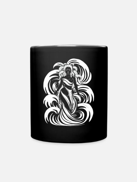 Aztec god Aztec mythology Chalchiuhtotolin - Full Colour Mug - black