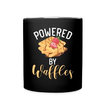 Waffle Lover Gifts - Full Colour Mug - black - Front
