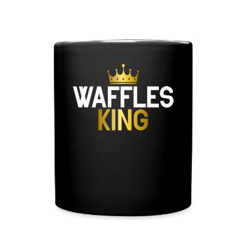 Waffle Lover Gifts - Full Colour Mug - black - Front
