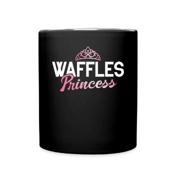 Waffle Lover Gifts - Full Colour Mug - black - Front