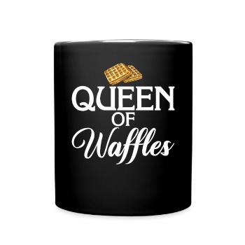 Waffle Lover Gifts - Full Colour Mug - black - Front