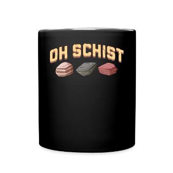 Rock Hunting Mineral Hunter - Full Colour Mug - black - Front