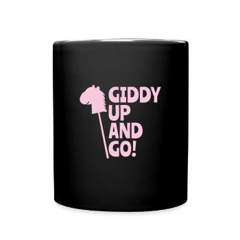 Étourdissez-vous et partez ! - Cheval de loisir Cheval de loisir - Mug uni - noir - Devant