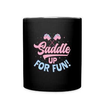 En selle pour le plaisir ! - Cheval de loisir Cheval de loisir - Mug uni - noir - Devant