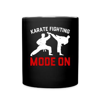 Karate Fighting Mode On - Karate Fighter - Full Colour Mug - black - Front
