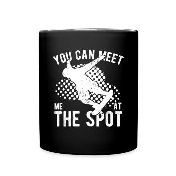 Skateboard Art For Boys Girls Men Skateboard Gifts - Full Colour Mug - black - Front
