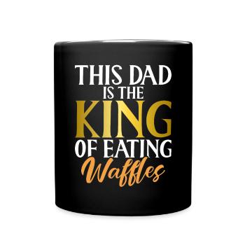 Waffle Lover Gifts - Full Colour Mug - black - Front