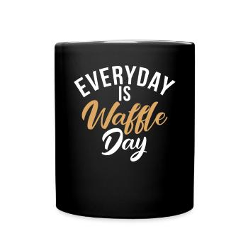 Waffle Lover Gifts - Full Colour Mug - black - Front