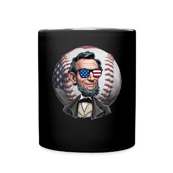 Baseball Men Women Kids Player Pitcher Softball - Tasse einfarbig - Schwarz - Vorne