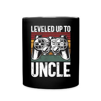 Aimed at Uncle Gaming Uncle Video Games - Full Colour Mug - black - Front