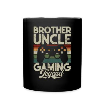 Aimed at Uncle Gaming Uncle Video Games - Full Colour Mug - black - Front