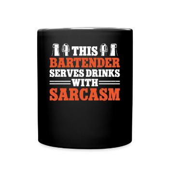 Bartender Mixologist This - Tasse einfarbig - Schwarz - Vorne