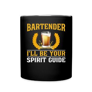 Bartender Mixologist Bartender - Full Colour Mug - black - Front