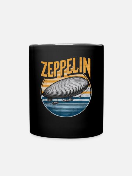 Luftschiff Zeppelin Geschenk - Tasse einfarbig - Schwarz