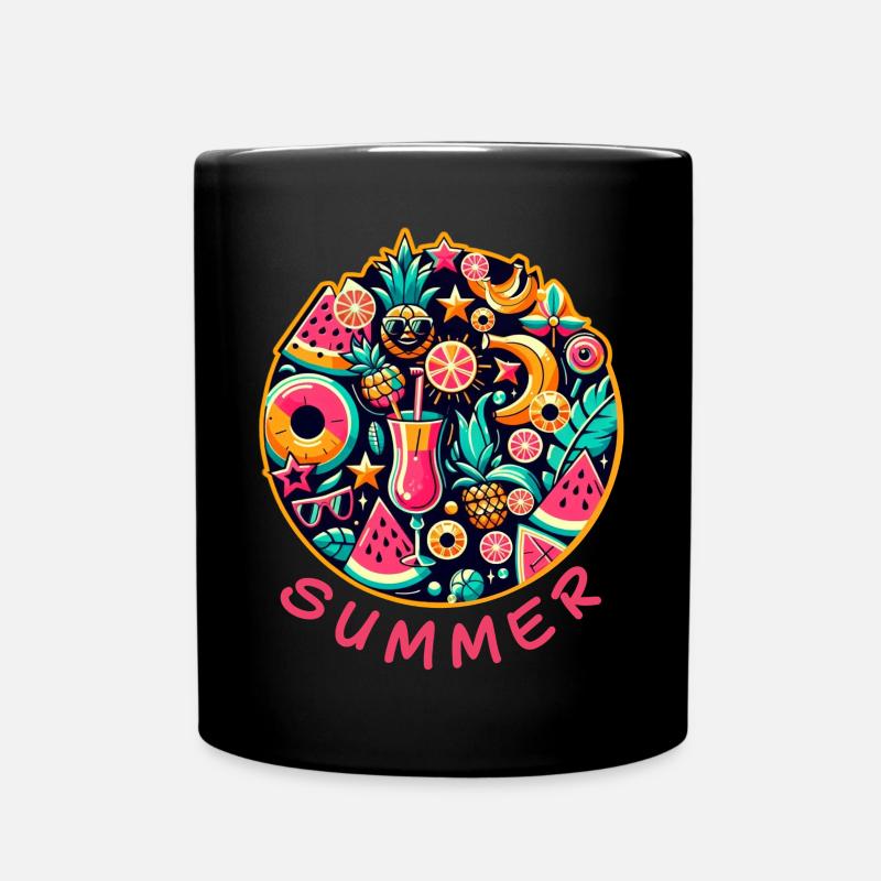 Couleurs de l’été - Mug uni - noir
