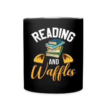 Waffle Lover Gifts - Full Colour Mug - black - Front