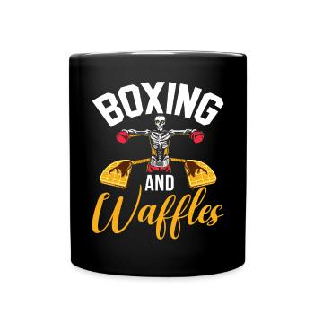 Waffle Lover Gifts - Full Colour Mug - black - Front