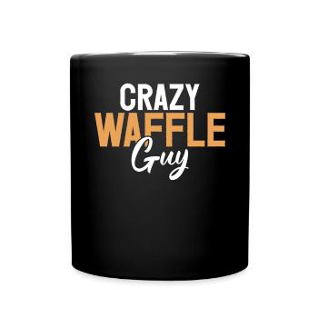 Cadeaux pour les amateurs de gaufres - Mug uni - noir - Devant