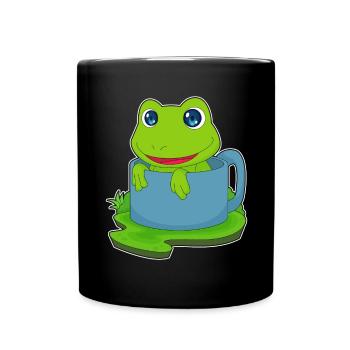 Frog Mug - Full Colour Mug - black - Front