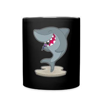 Fléchette de requin - Mug uni - noir - Devant