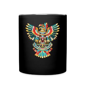 Dieu aztèque Mythologie ancienne Huitzilopochtli - Mug uni - noir - Devant