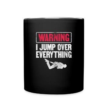 Parkour - Mug uni - noir - Devant