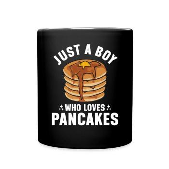 Pancake Breakfast Pancakes - Full Colour Mug - black - Front