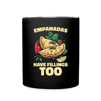 Empanada Dumpling Espagnole Mexicaine - Mug uni - noir - Devant