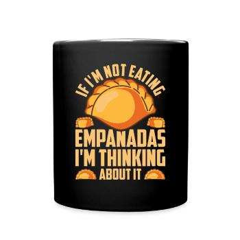 Empanada Spanish Dumpling Mexican - Full Colour Mug - black - Front