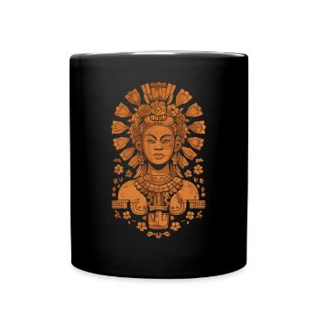 Déesse aztèque Xochiquetzal Mythologie ancienne - Mug uni - noir - Devant